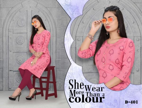 Limelight Fancy Rayon Block Print Kurti 